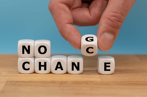 No change no chance image