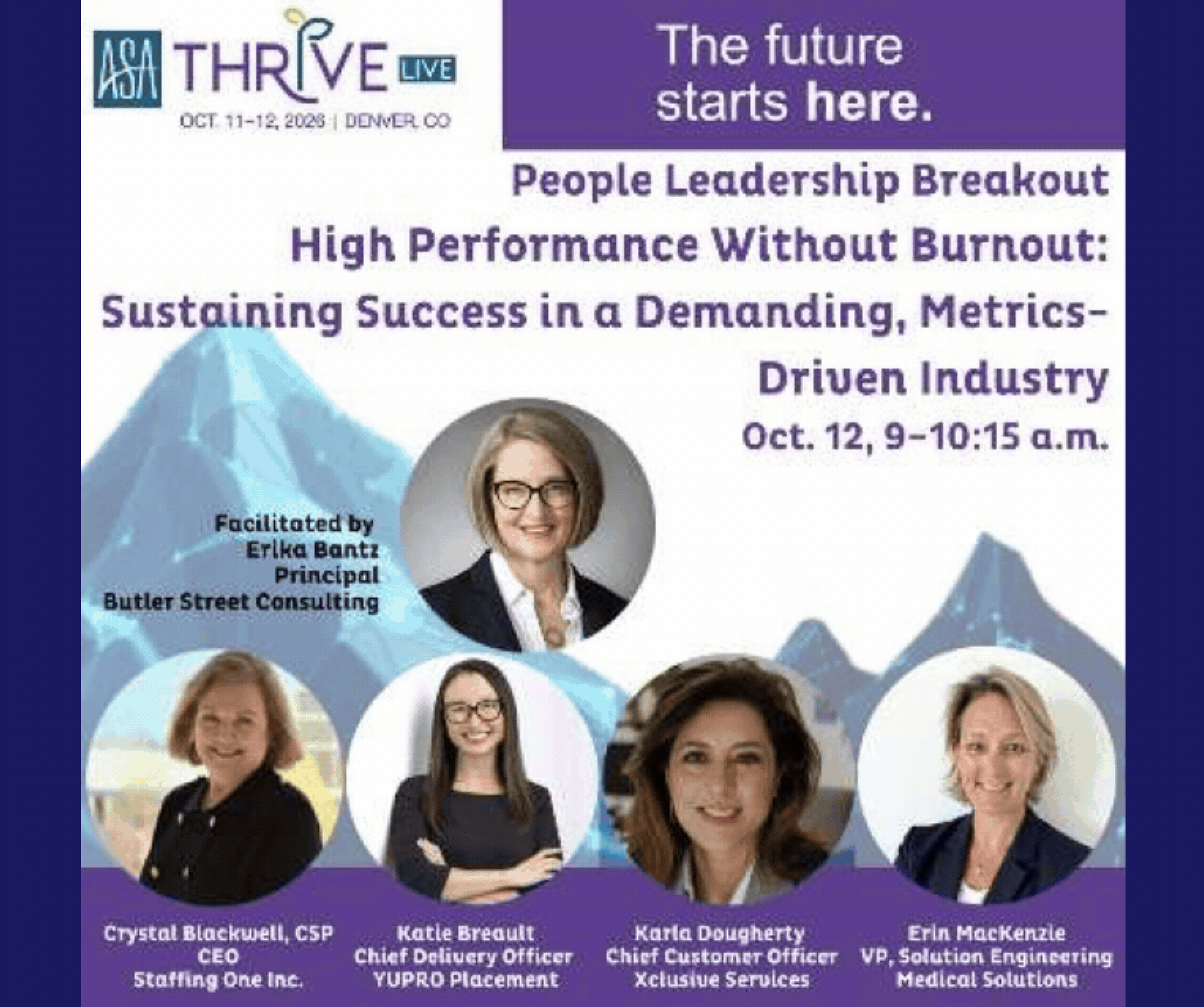 THRIVE 2026 panel